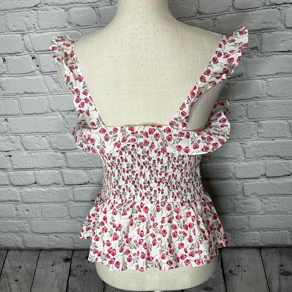 J crew liberty rose smocked top size XXS - Picture 10 of 11